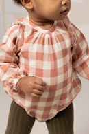 Barboteuse Esmée Vichy Rose