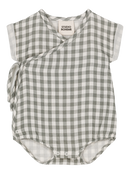 Pelele Nuage Vichy Vert De Gris