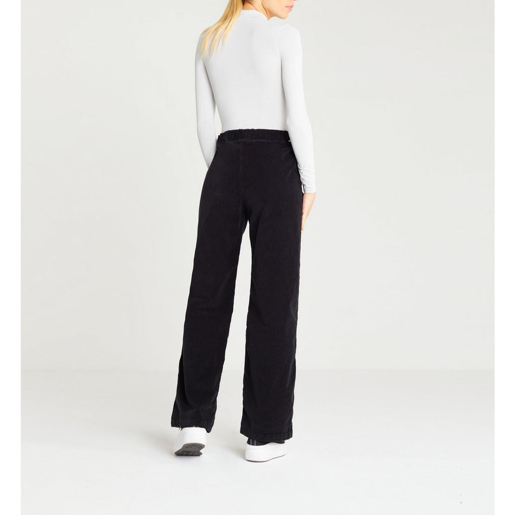 Pantalón Baggy Bari Velvet - Negro - Mujer