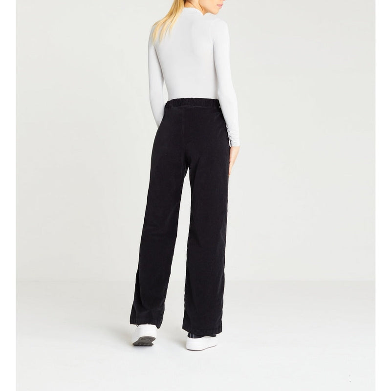 Pantalon Baggy Bari Velvet - Black - Femme