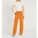 Pantalon Baggy Bari Velvet - Pecan Brown - Femme