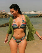 Bas Agathe Ocean Stripe