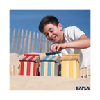 Kapla - Barilotto 200 Tavolette - Edizione Estate Blu, Giallo, Rosso, Naturale