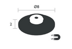 Magnetic Base for Light Fitting - Aplô - Red Ochre