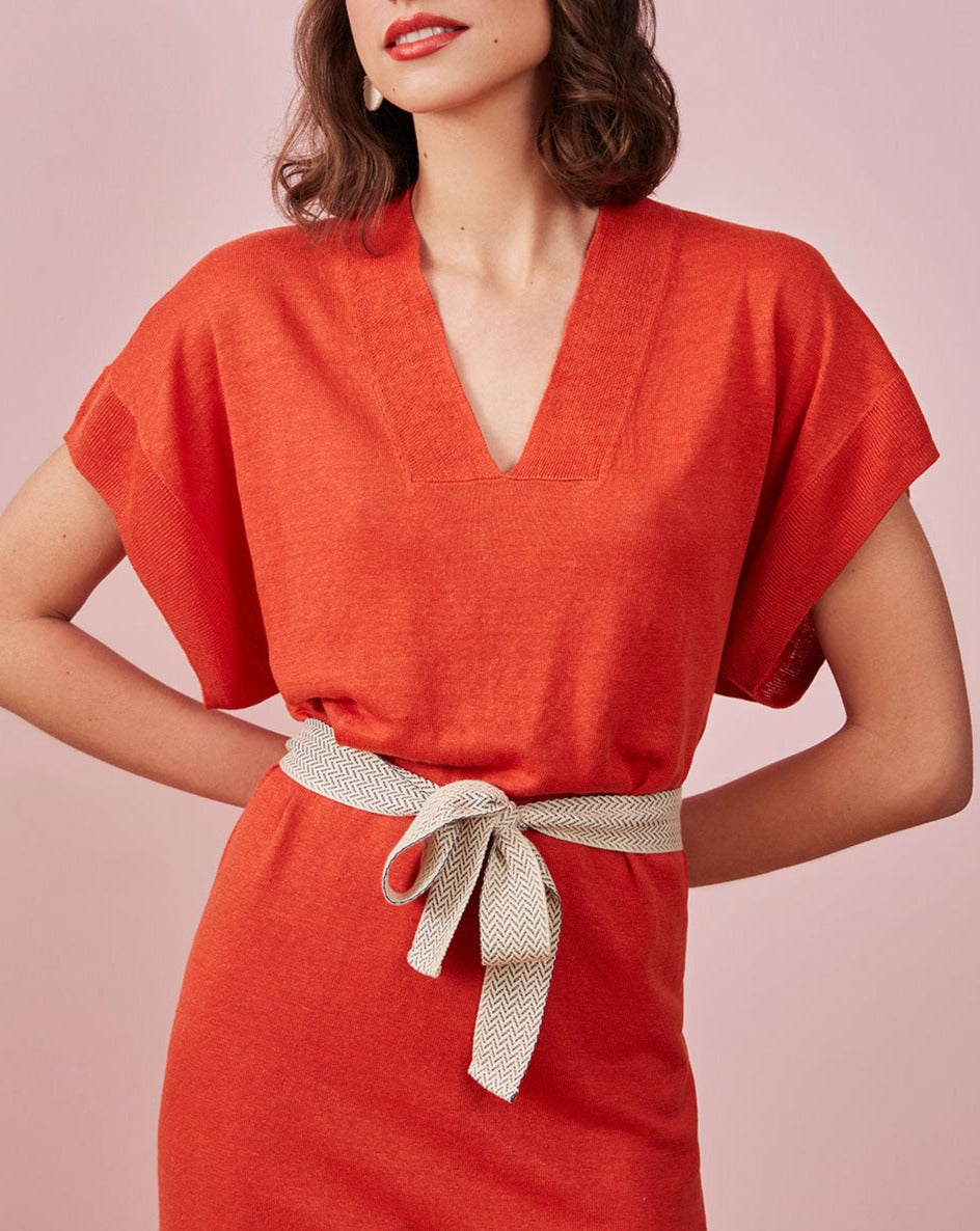 Vestido Bastia - Mandarina