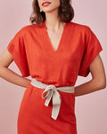 Vestido Bastia - Mandarina