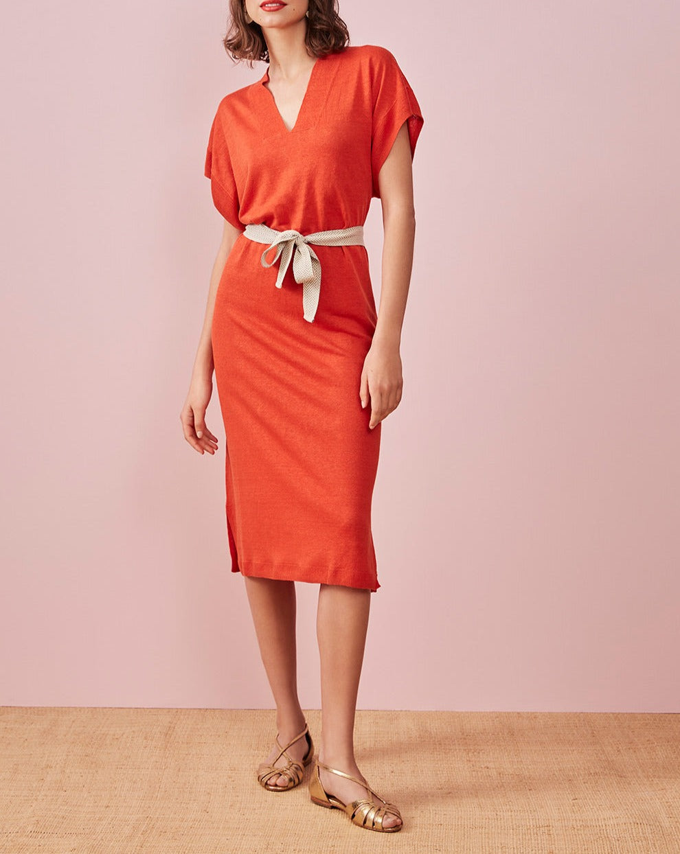 Vestido Bastia - Mandarina