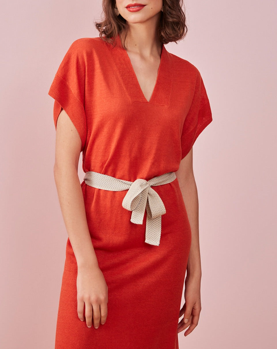 Vestido Bastia - Mandarina