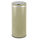Poubelle de cuisine automatique 42L SOHO Taupe mat en acier INOX avec cerclage - REDDECO.com