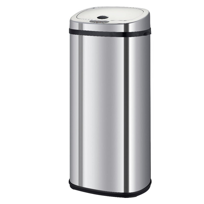 Poubelle de cuisine automatique 42L LARGO en acier INOX avec cerclage - REDDECO.com