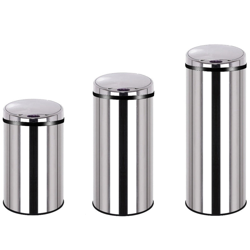 Poubelle de cuisine automatique 50L ARTIC en acier Inox avec seau - REDDECO.com