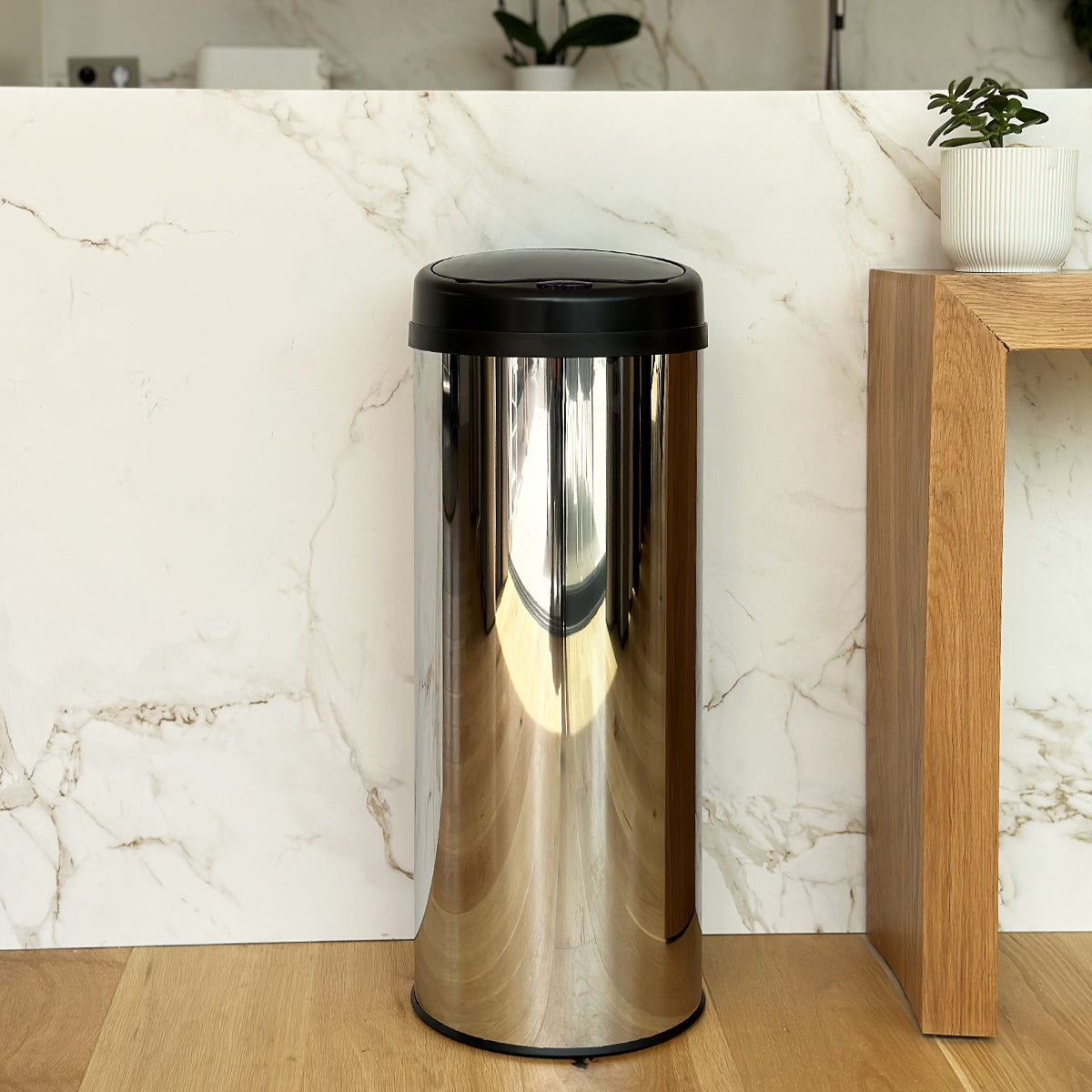 Poubelle Automatique Inox Artic - 50L - Silver