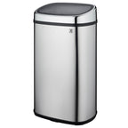 Papelera Inox City Push Pressure - 58L - Plata