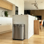 Poubelle Automatique Inox Upper - 60L - Argent