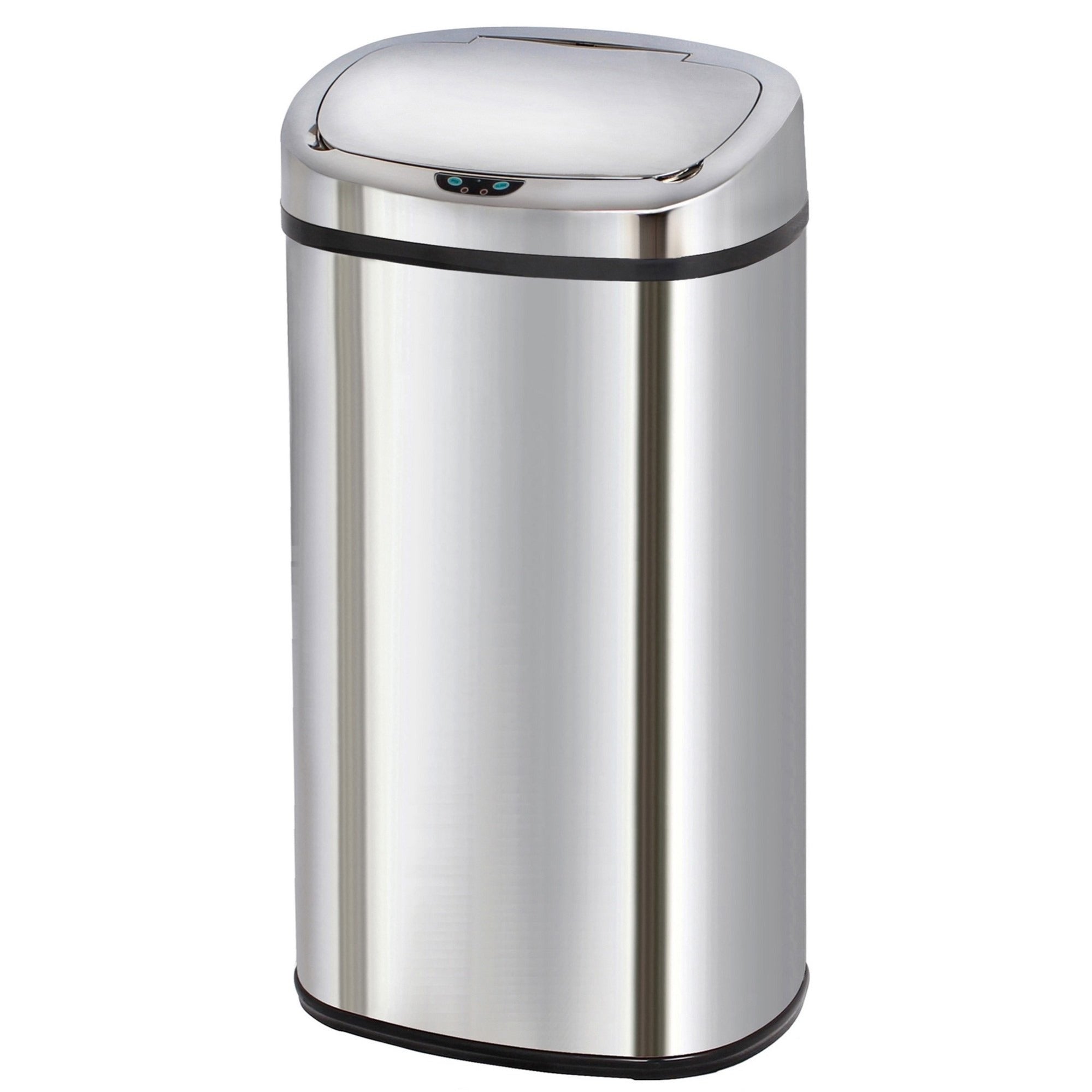 Poubelle de cuisine automatique 68L MAJESTIC grande capacité en acier INOX avec cerclage - REDDECO.com