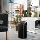 Poubelle de cuisine automatique 68L MAJESTIC grande capacité Noir mat en acier INOX avec cerclage - REDDECO.com