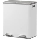 Poubelle De Tri Inox Major - 60L - 2Bacs