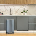 Poubelle À Pédale Inox Greenwich - 40L - Gris