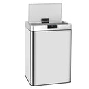 Poubelle de cuisine automatique design 60L DAYTONA en acier INOX avec cerclage - REDDECO.com