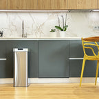Silverlake Automatic Stainless Steel Trash Can - 70L - Silver