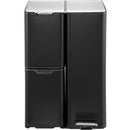 Poubelle De Tri Inox Haja - 60L - 3Bacs