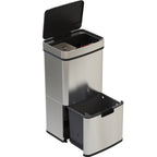 Poubelle De Tri Automatique Narvik - 75L - Argent