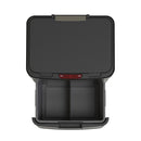 Poubelle Automatique Tri Sélectif Narvik - 75L - Noir