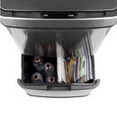 Poubelle De Cuisine Automatique Tri Sélectif Double Compartiment 75l NARVIK En Acier Inox Recyclage Grande Capacité Et Poubelle De Table 3l - REDDECO.com