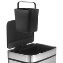 Poubelle De Cuisine Automatique Tri Sélectif Double Compartiment 75l NARVIK En Acier Inox Recyclage Grande Capacité Et Poubelle De Table 3l - REDDECO.com