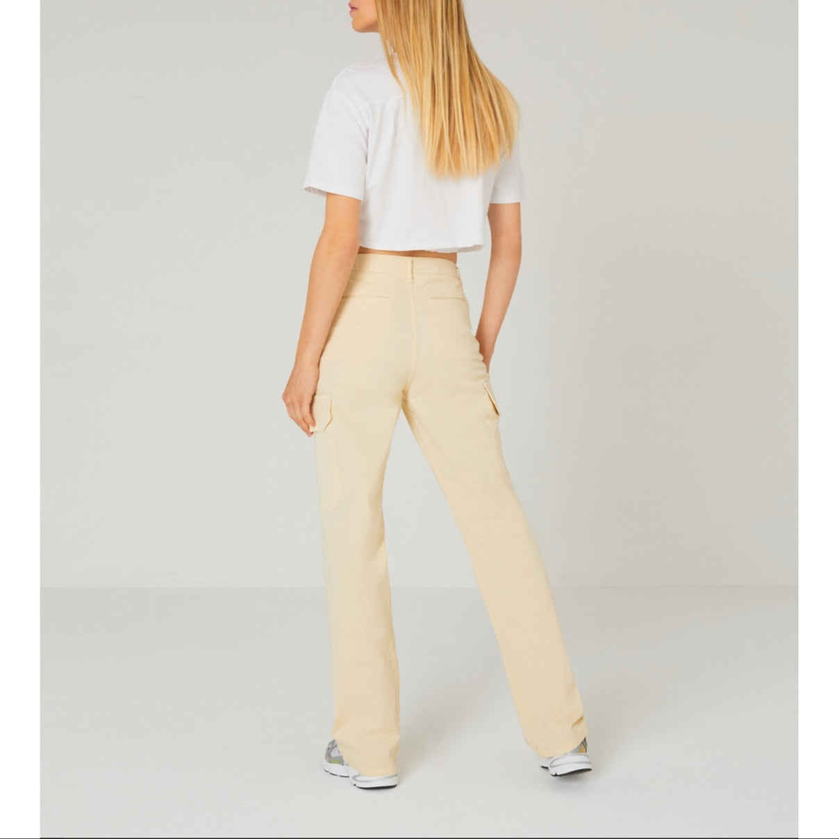 Pantalón Cargo Battle Cargo - Milkshake - Mujer