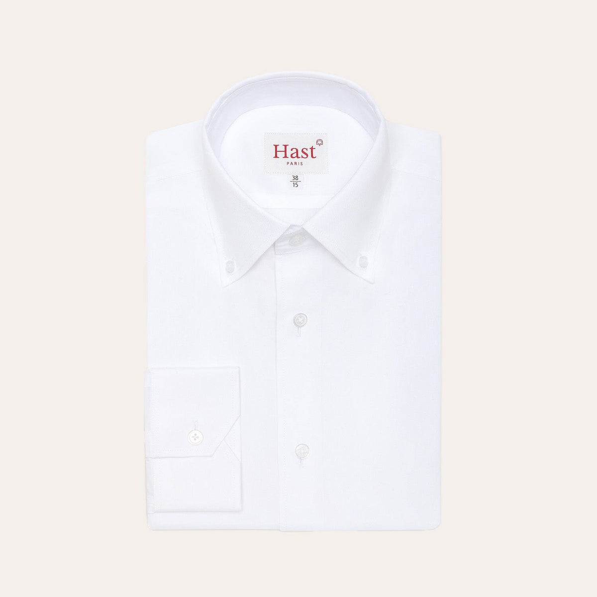 Chemise En Oxford Double Retors Blanche
