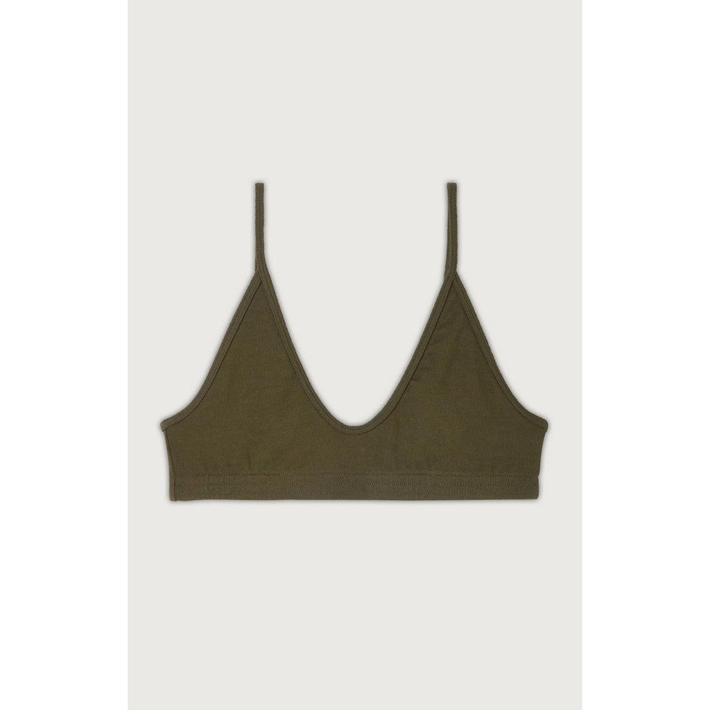 Brassière Fines Bretelles - Kaki - Femme