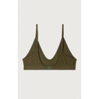 Brassière Fines Bretelles - Kaki - Femme