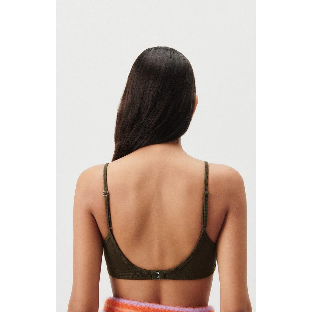 Brassière Fines Bretelles - Kaki - Femme