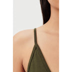 Brassière Fines Bretelles - Kaki - Femme