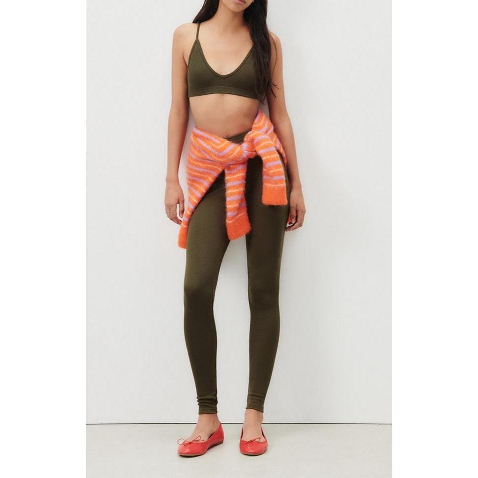 Brassière Fines Bretelles - Kaki - Femme