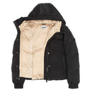 Schott - Doudoune À Capuche Bicolore - Noir, Beige