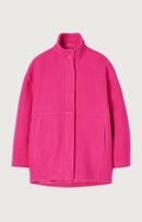 Manteau Court Boule Manches Longues - Fuchsia - Femme