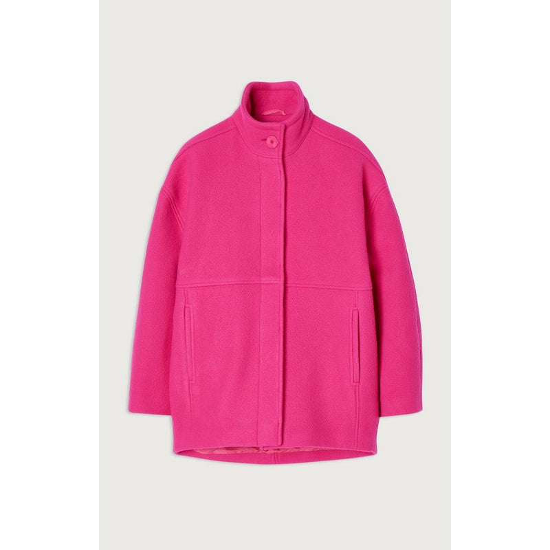 Short Boule Coat - Fuchsia - Women