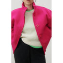 Short Boule Coat - Fuchsia - Women