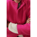 Short Boule Coat - Fuchsia - Women