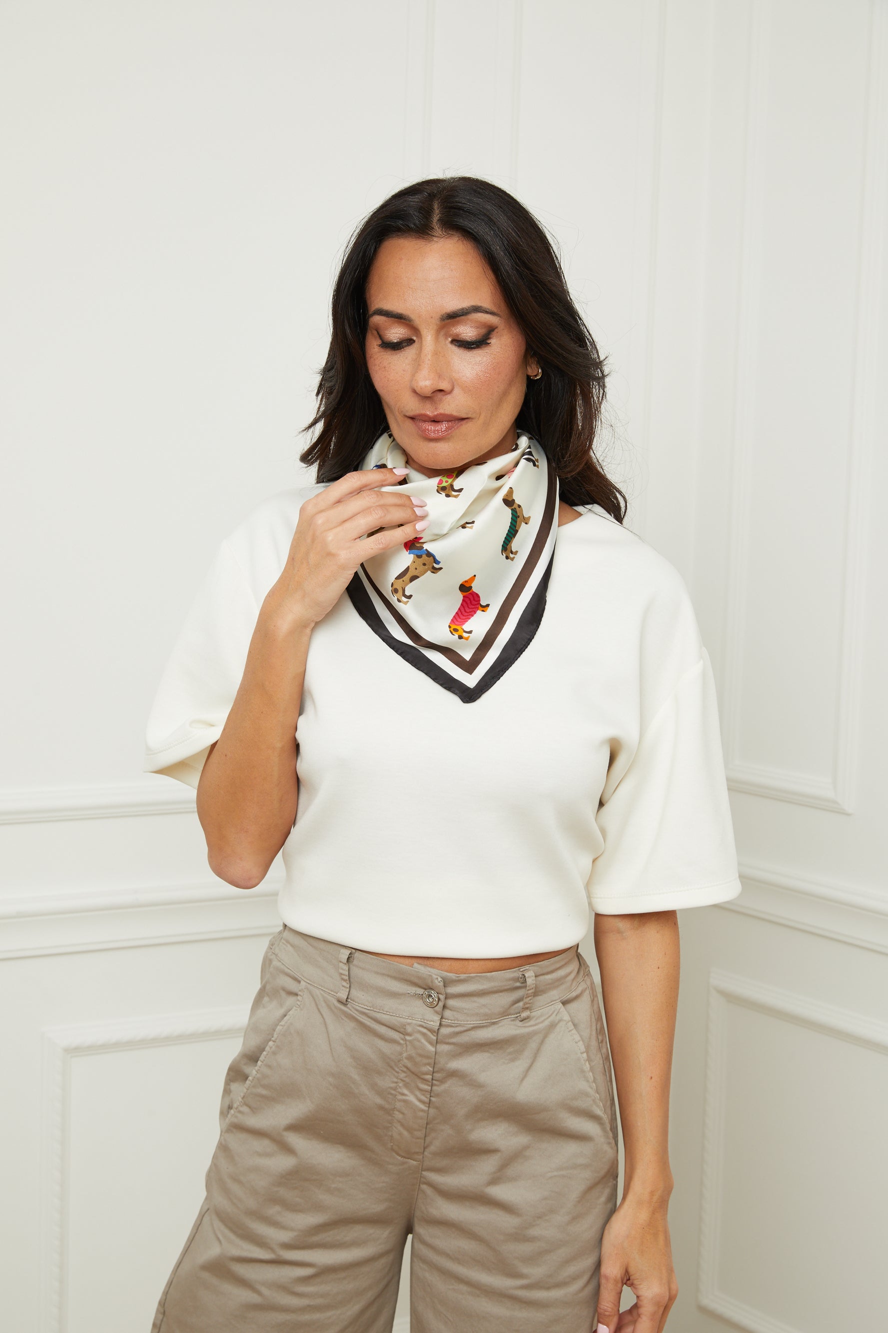 Foulard Teckel - Noir