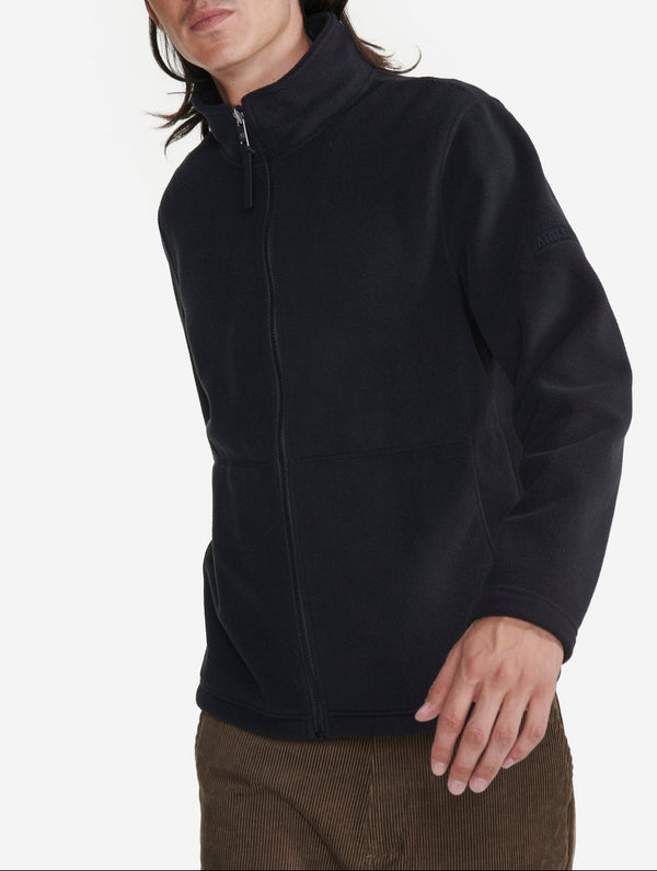 Pile con zip integrale - Nero - Uomo