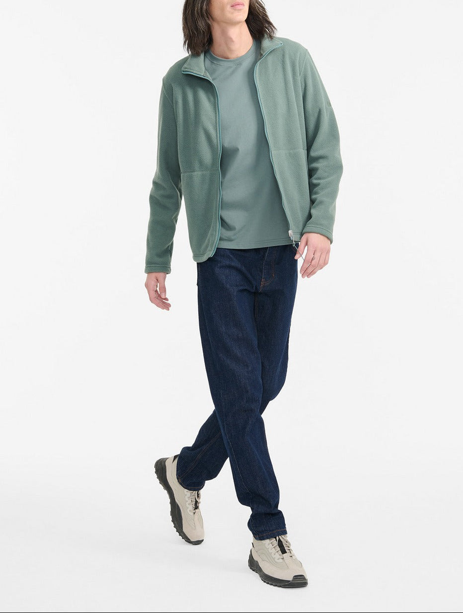 Pile con zip integrale - Aloe - Uomo