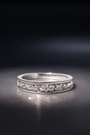 Bague "Alliance Rail 0,75Ct" Diamants 0,75Ct/10 - Or Blanc 750/1000