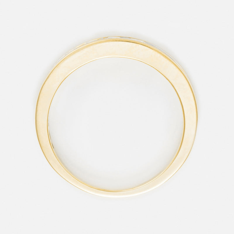 Bague "Alliance Rail 0,75Ct" Diamant 0,75Ct/10 - Or Jaune 750/1000