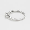 Bague "Dis-Moi Oui" - Diamant :0,25Ct/1+ 0,07Ct/14 - Or Blanc