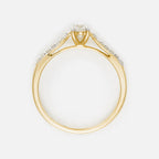 Bague "Dis-Moi Oui" Diamant : 0,25Ct/1+ 0,07Ct/14