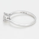 Ring "Amoureuse 0,33" Diamonds 0,30Ct/1+0,03 Ct/12 - Gold Blanc 750/1000