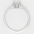 Bague "Amoureuse 0,33" D0,30Ct/1+0,03 Ct/12 - Or Blanc 750/1000